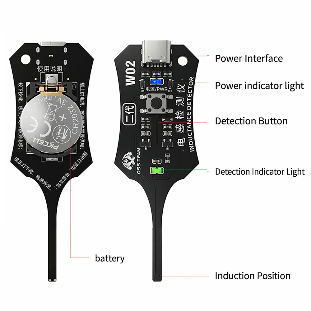 DC 5V 인덕턴스 테스터 마더보드 코일 유형-C 코일 - Co Detector Plug 리뷰 및 가격
