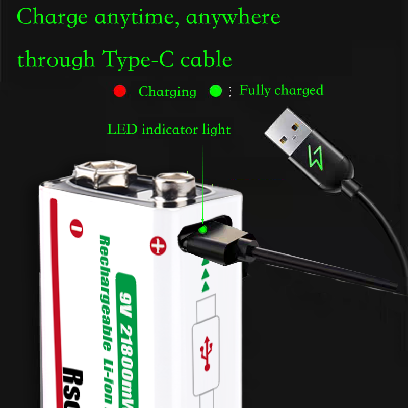 장시간 지속되는 9V 충전식 리튬 이온 배터리 2180 - Smoke Detector Interconnected 리뷰 및 가격