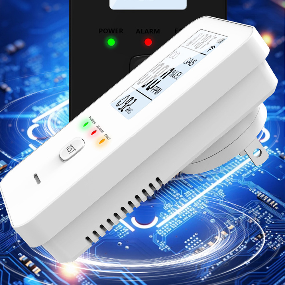 HD 디스플레이 화면이 있는 천연가스 및 일산화탄소 감 - Co Detector Plug 리뷰 및 가격
