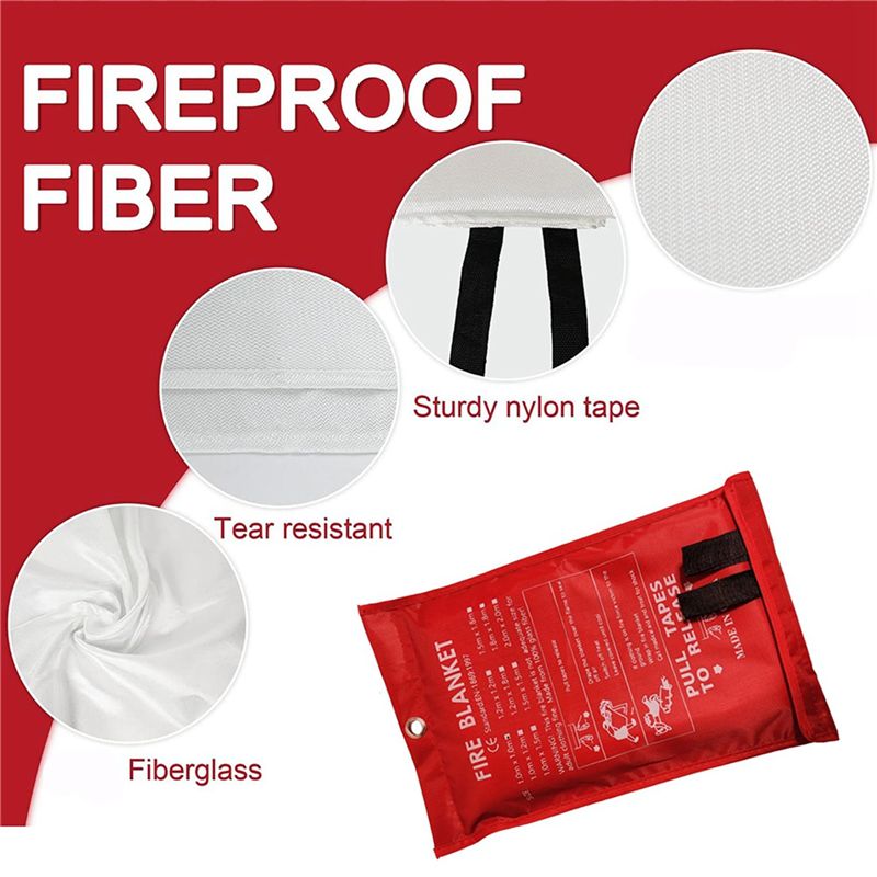 B48B-8개입 비상용 방화 담요, 주방, 그릴, 벽난 - Fire Blanket Kitchen 리뷰 및 가격