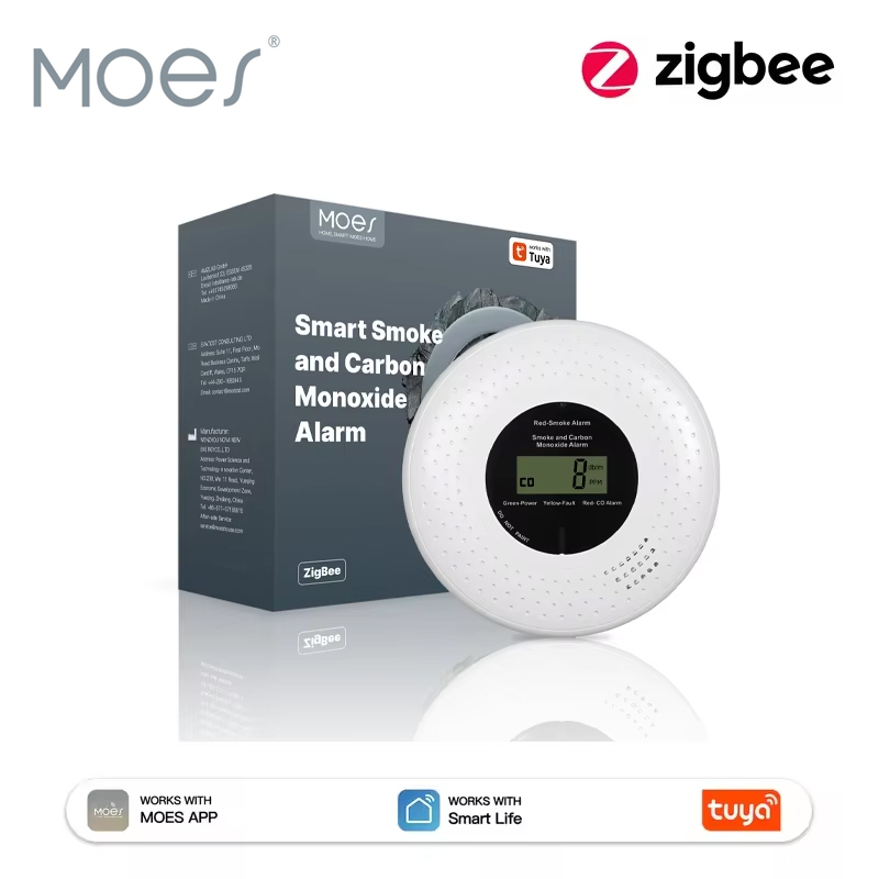 MOES Tuya ZigBee 연기 및 일산화탄소 감지 - Co Detector Plug 리뷰 및 가격